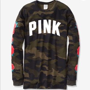 PINK long sleeves t-shirt